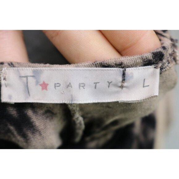 T-Party Tie-Dye Maxi Dress-Large-Braided Criss-Cross Back-Hippie-Boho - Picture 6 of 12